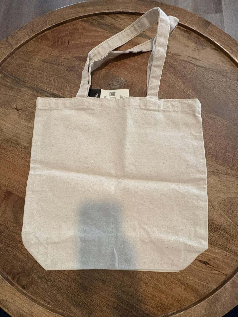 Gibbs Smith Tote Bag Womens Medium Beige Canvas Typewriter Quote Margaret Atwood - Picture 4 of 6